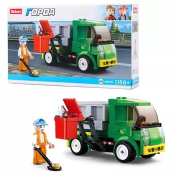 Конструктор Sluban мусоровоз (M38-B0781B)