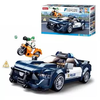 Конструктор Sluban полицейская машина (M38-B1063)