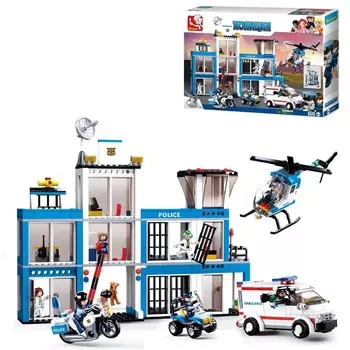 Конструктор Sluban полицейский участок (M38-B0660)