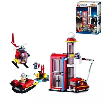 Конструктор Sluban пожарная станция (M38-B0628)