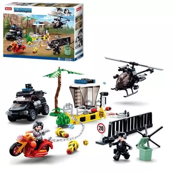 Конструктор Sluban преследование нарушителя (M38-B0772)