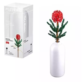 Конструктор Sluban роза в вазе (M38-B1101-08)