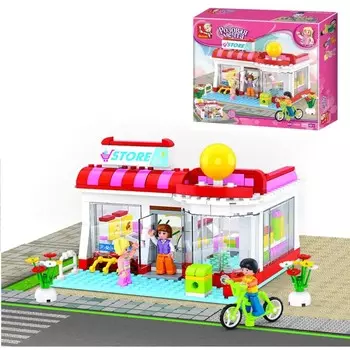 Конструктор Sluban супермаркет (M38-B0529)