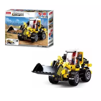 Конструктор Sluban трактор-погрузчик (M38-B0803)