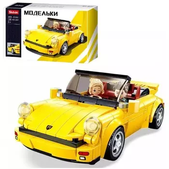 Конструктор Sluban желтый карбиолет (M38-B1097)