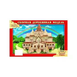 Конструктор Wooden Toys Русский терем (PH032)