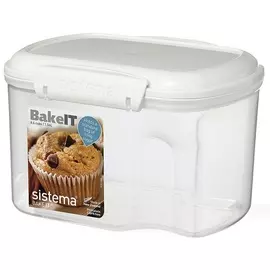 Контейнер 1.56л с чашкой Sistema bake it