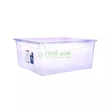 Контейнер для хранения Бытпласт 18л прозрачный