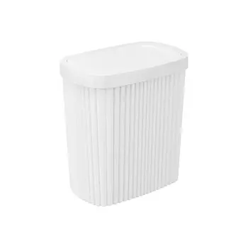 Контейнер для мусора Econova "Velvet" 1,9л 16х10х17,2 см белый (435204416)