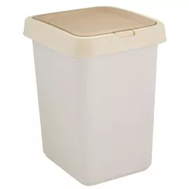 Контейнер для мусора Svip Квадра кофейный 25 л