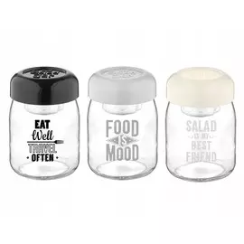 Контейнер для салата Mercanlar Vega 580 мл с соусником в ассортименте