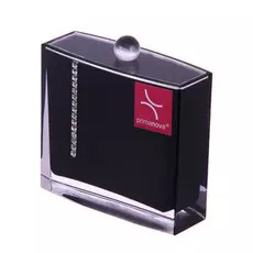 Контейнер для ватных палочек чёрный Primanova Roma