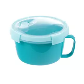 Контейнер-кружка пищевой Curver круглый 0.9л синий