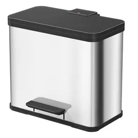 Контейнер мусорный Hailo Oko duo plus l 17+9л. с системой раздельного хранения мусора