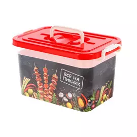 Контейнер Полимербыт Все на пикник для шашлыка 6,5 л