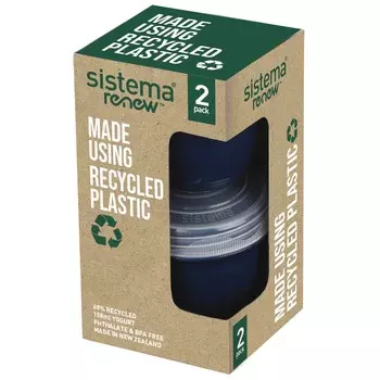 Контейнер Sistema Renew для йогурта 150 мл 2 шт