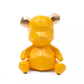 Копилка Русские подарки Мишка жёлтый 13х15х20 см