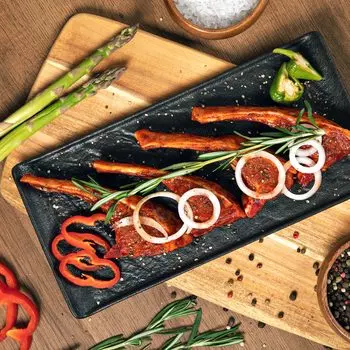 Корейка баранья в маринаде, кг