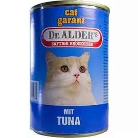 Корм для кошек Dr. Alder's Cat Garant Сочные кусочки в соусе, тунец 415 г