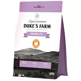 Корм для кошек DUKE'S FARM индейка 300г