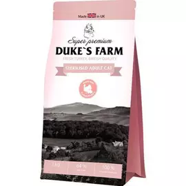 Корм для кошек DUKE'S FARM индейка с кроликом 2кг