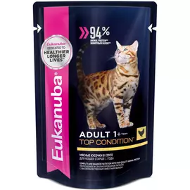 Корм для кошек EUKANUBA курица в соусе 85г