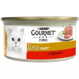 Корм для кошек GOURMET Gold Говядина паштет 85г