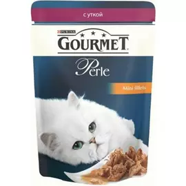 Корм для кошек GOURMET Perle утка кусочки в подливе 85г