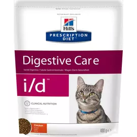 Корм для кошек Hill's Prescription Diet i/d Digestive Care при расстройствах пищеварения ЖКТ С курицей 400 г