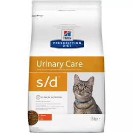 Корм для кошек Hill's Prescription Diet s/d Urinary Care Курица 1,5 кг