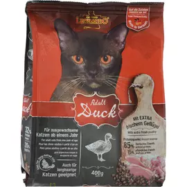 Корм для кошек Leonardo Adult Sensetive с уткой и рисом 400 г