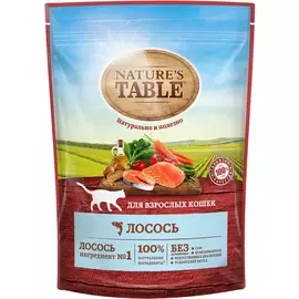 Корм для кошек Nature's Tablе c лососем 650 г