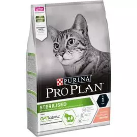 Корм для кошек Pro Plan Sterilised с лососем 1,5 кг