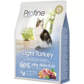 Корм для кошек PROFINE Light при избыточном весе индейка, курица 300 г