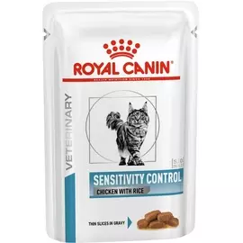 Корм для кошек RC Vet Diet Sensitivity Control при пищевой аллергии цыпленок, рис 85 г