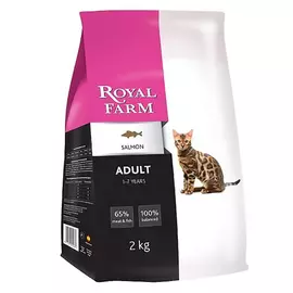 Корм для кошек ROYAL FARM лосось 2кг