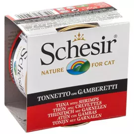Корм для кошек SCHESIR Тунец и креветки 85г