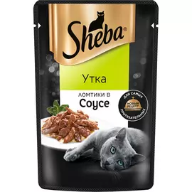 Корм для кошек Sheba Утка ломтики в соусе 75 г