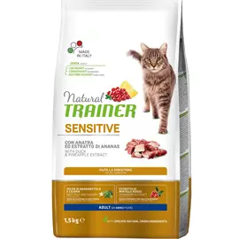 Корм для кошек Trainer Natural Sensitive для склонных к аллергии с уткой 1,5 кг