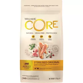 Корм для кошек Wellness CORE Sterilised Курица с индейкой 1,75 кг