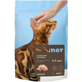 Корм для кошек Winner Курица 400 г