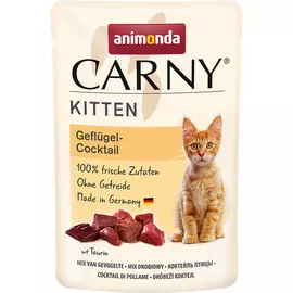 Корм для котят ANIMONDA Carny Kitten Коктейль из мяса домашней птицы 85 г
