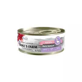 Корм для котят DUKE'S FARM утка и шпинат 100г