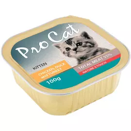 Корм для котят Pro Cat Птица 100 г