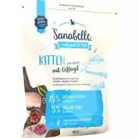 Корм для котят Sanabelle Kitten с домашней птицей 400 г