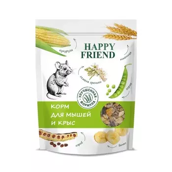 Корм для мышей и крыс Happy Friend 1 кг