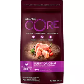 Корм для щенков CORE Puppy Original индейка с курицей 1,5 кг