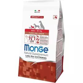 Корм для щенков Monge Dog Speciality Puppy &amp; Junior Mini Ягненок, Рис и Картофель 800 г