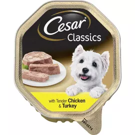 Корм для собак Cesar Classics со вкусом курицы и индейки 150 г