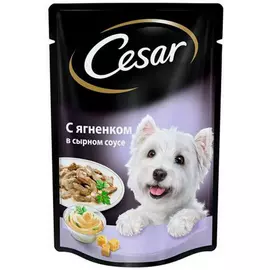 Корм для собак Cesar ягненок в сырном соусе 100 г